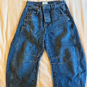 Free People Barrel Jeans